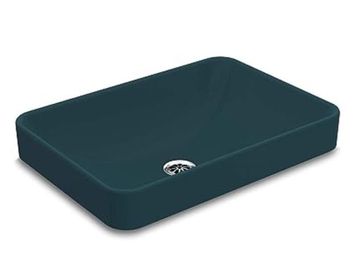 KOHLER FOREFRONT RECT WO DECK HONED PEACOCK 5373IN-HP1